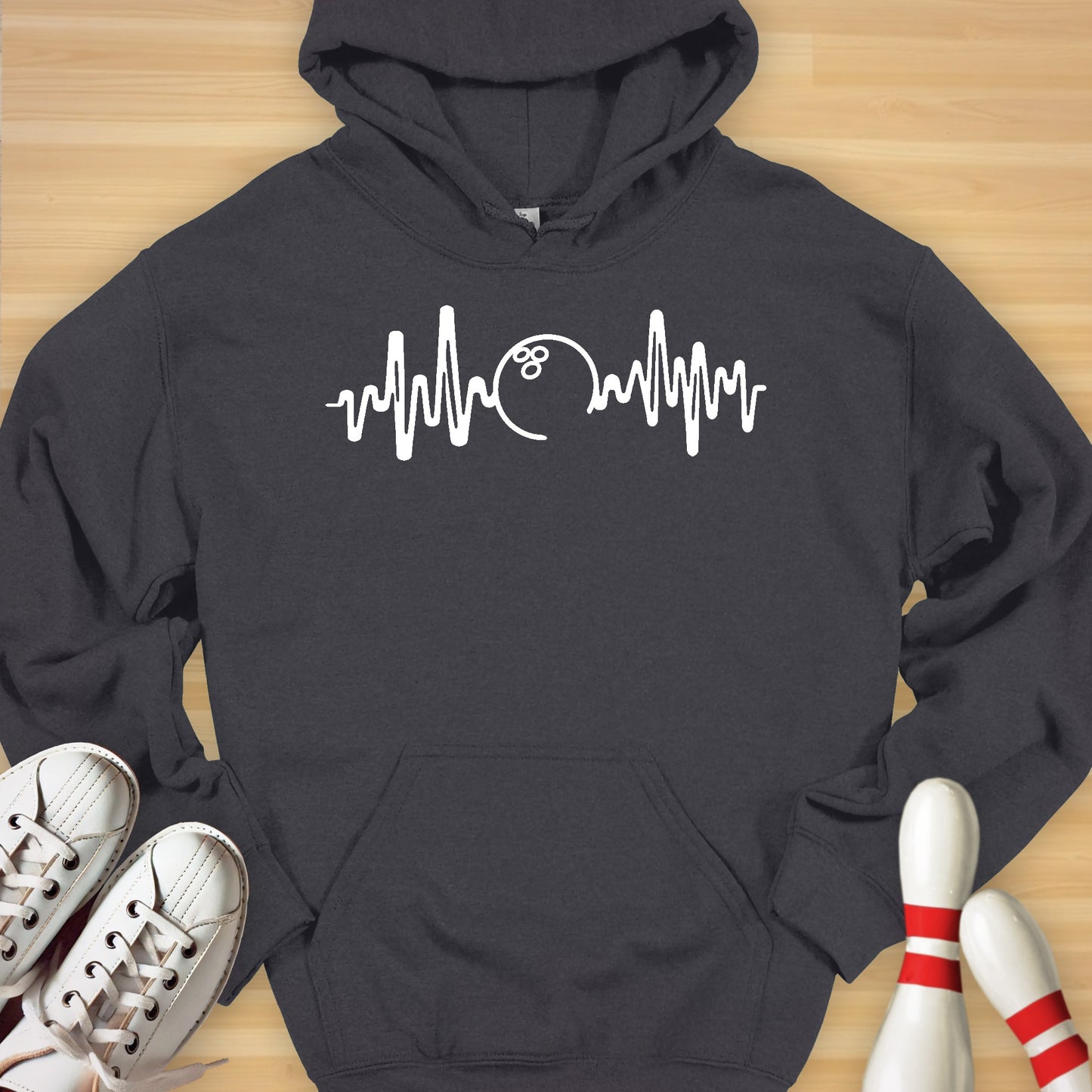 Bowling Heartbeat Hoodie