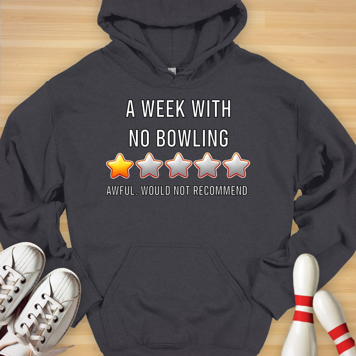 Week Without Bowling Review Hoodie