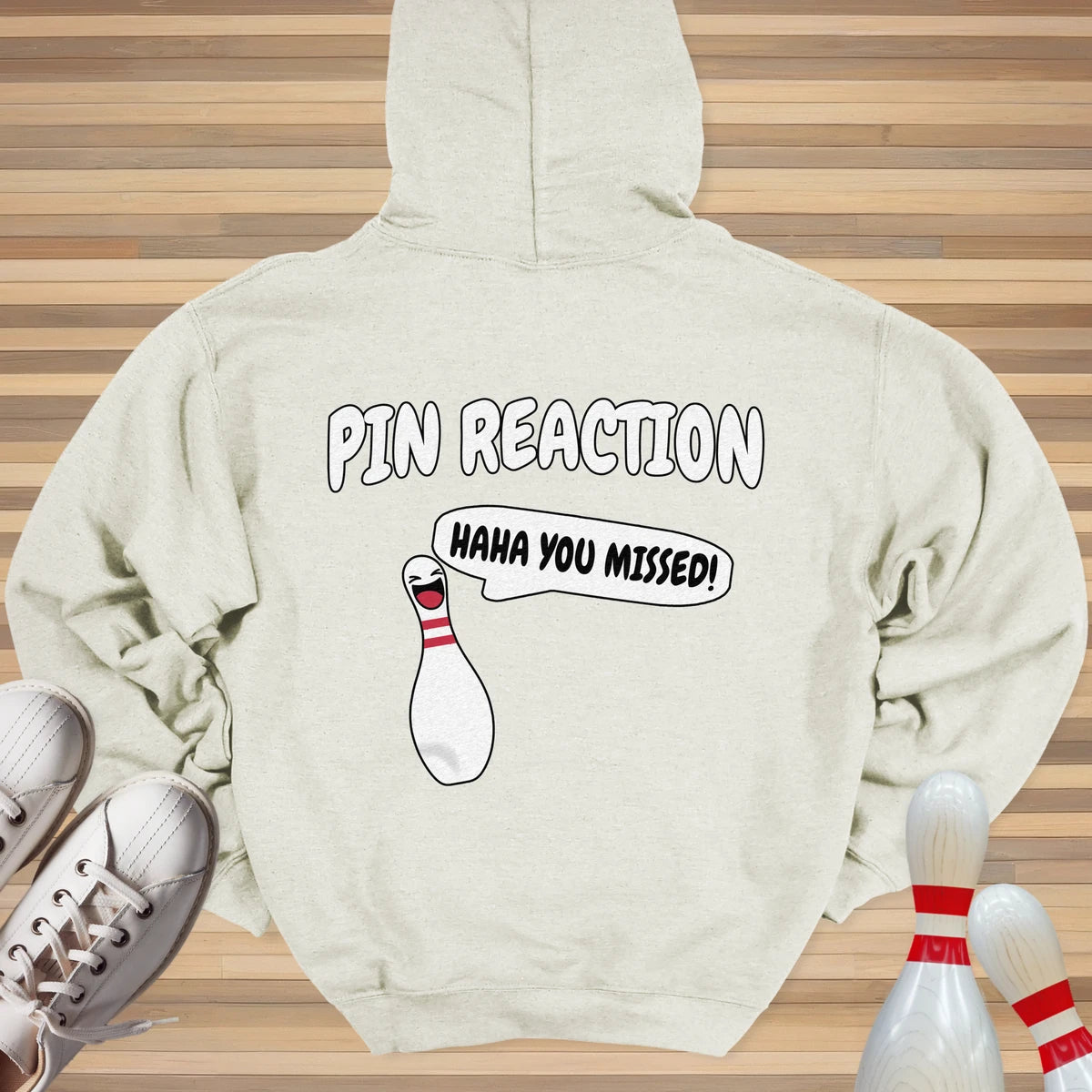 You Missed Pin Reaction Hoodie