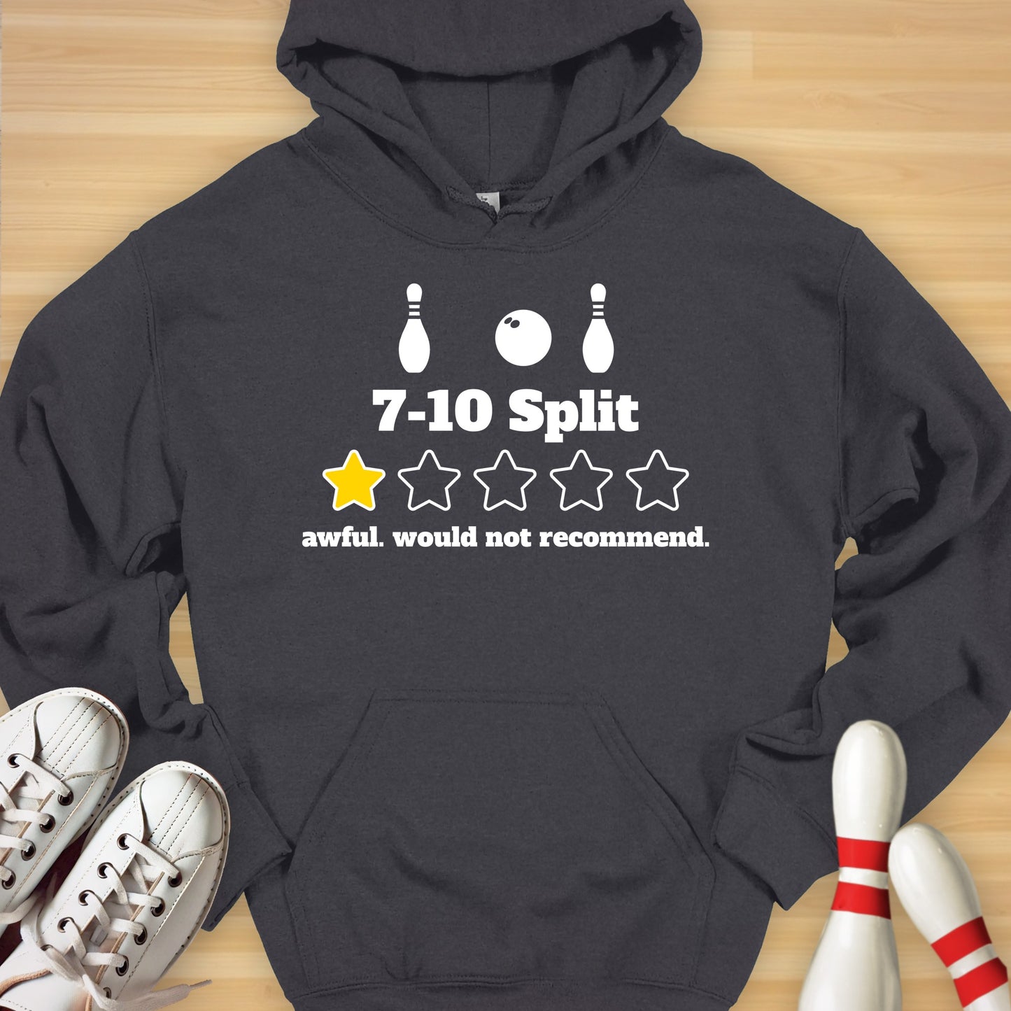 7-10 Split 1 Star Review Hoodie