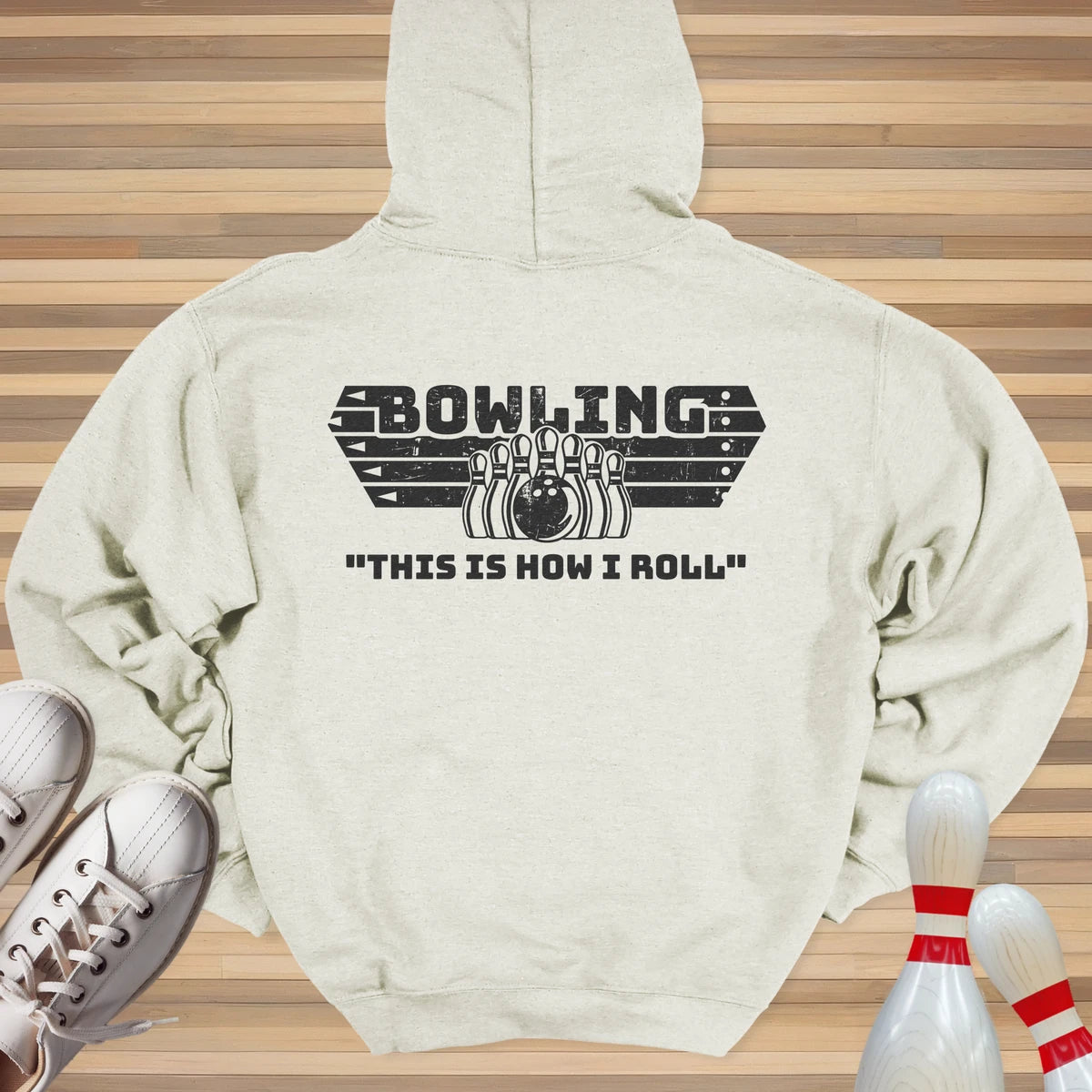 Bowling How I Roll Hoodie