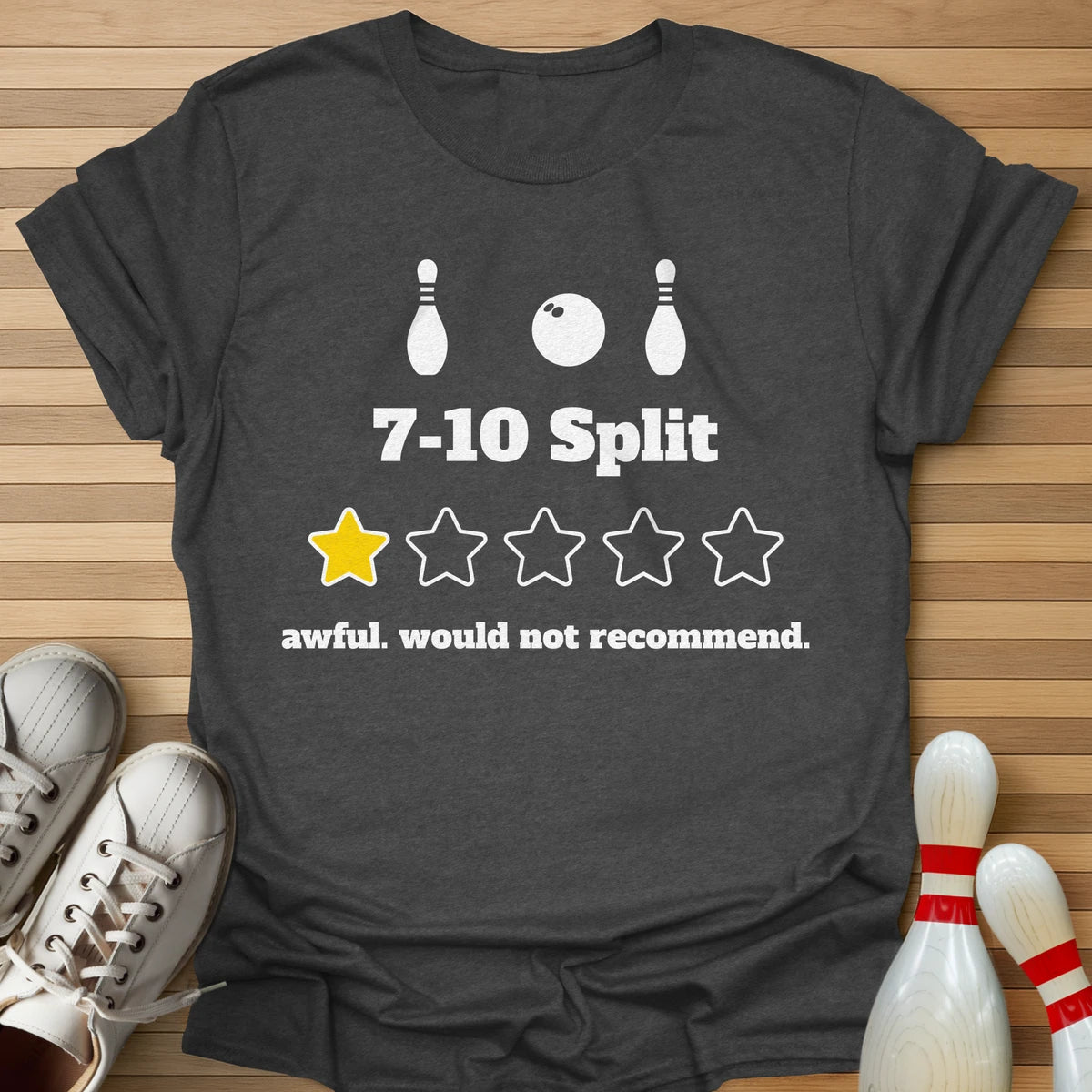 7-10 Split 1 Star Review T-Shirt