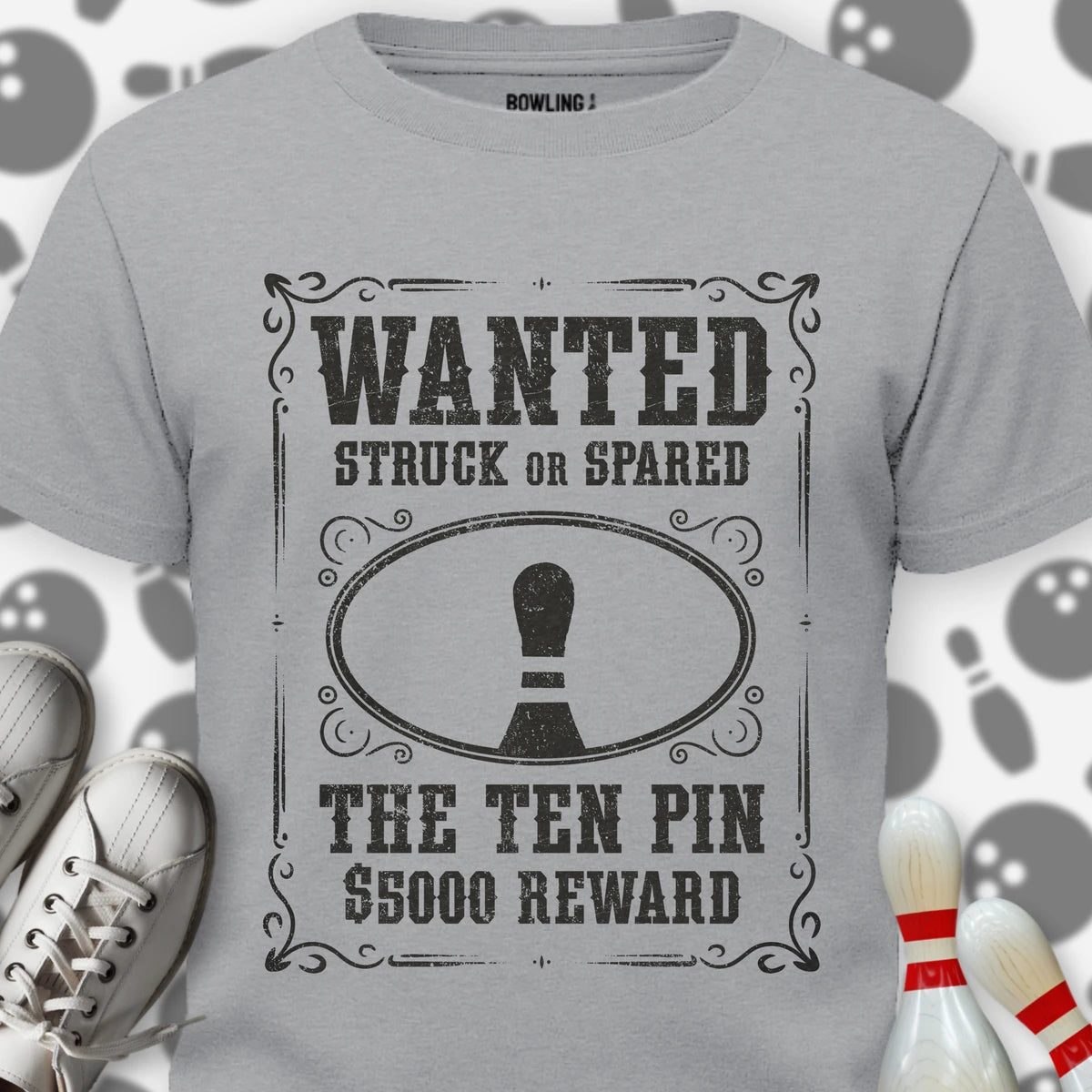 Wanted 10 Pin T-Shirt