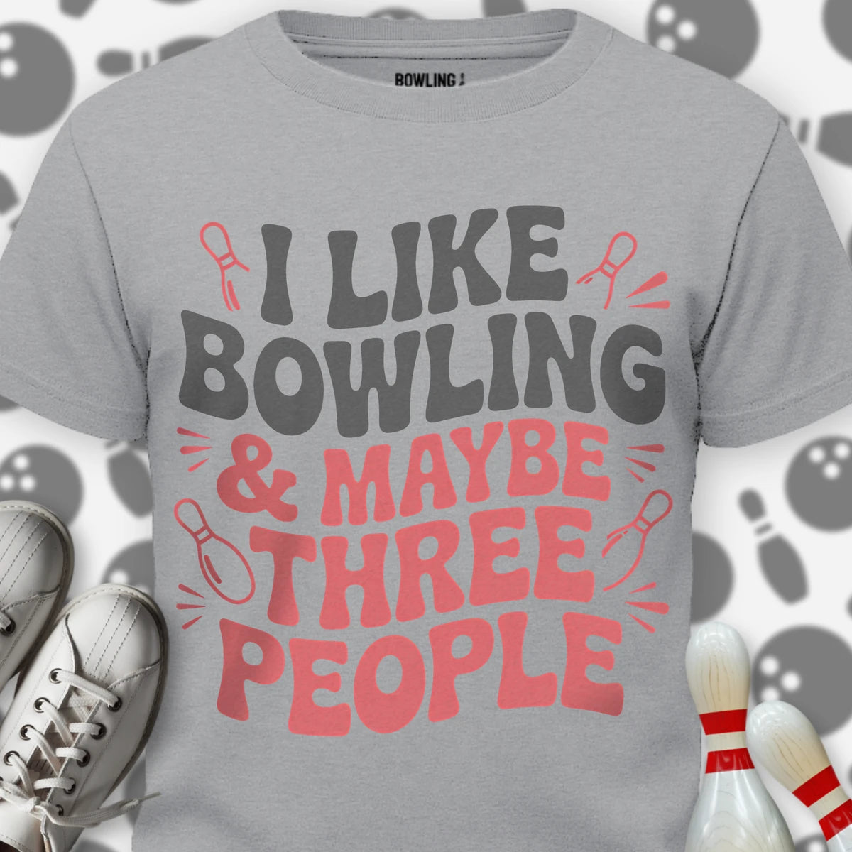 I Like Bowling Groovy T-Shirt