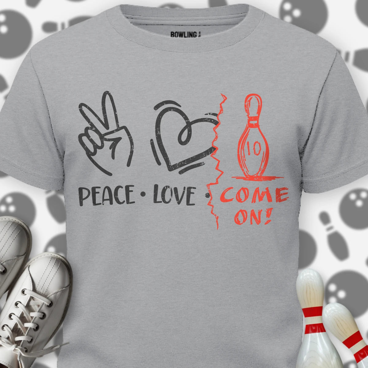Peace Love Come On T-Shirt