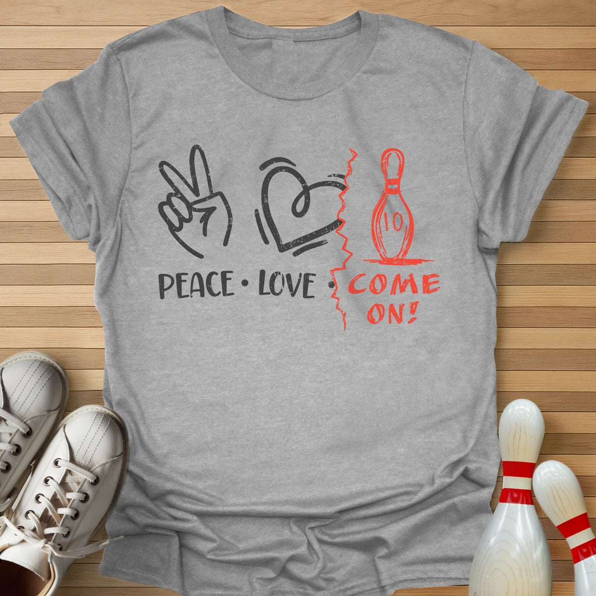 Peace Love Come On T-Shirt