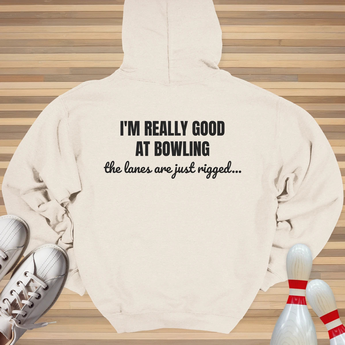 Bowling Would Be Easy Hoodie