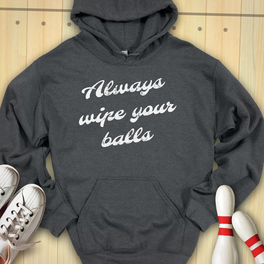 Always Wipe Retro Hooded Sweatshirt