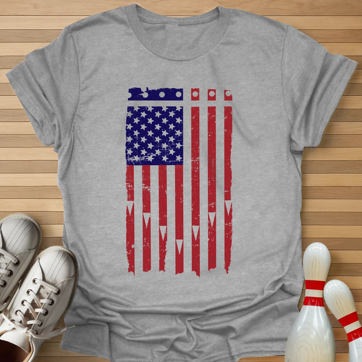 See Through Lane Flag T-Shirt