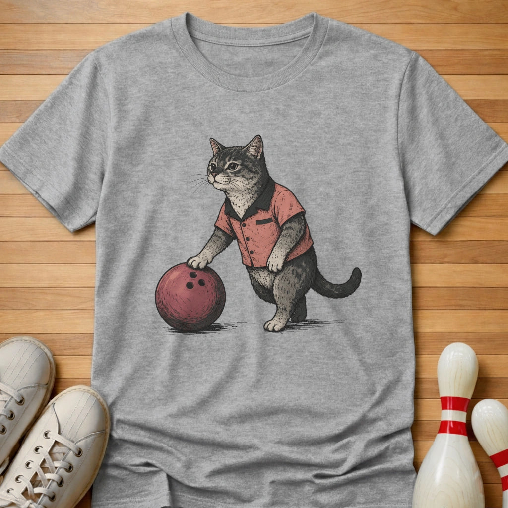 Cat Bowling T-Shirt