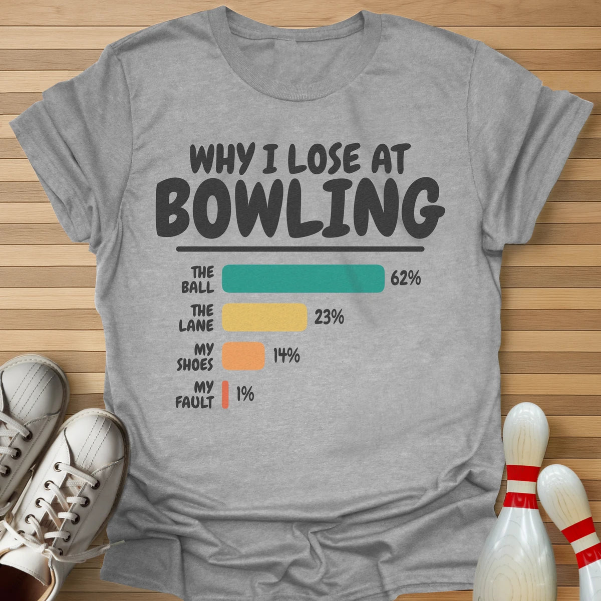 Funny Bowling Chart T-Shirt