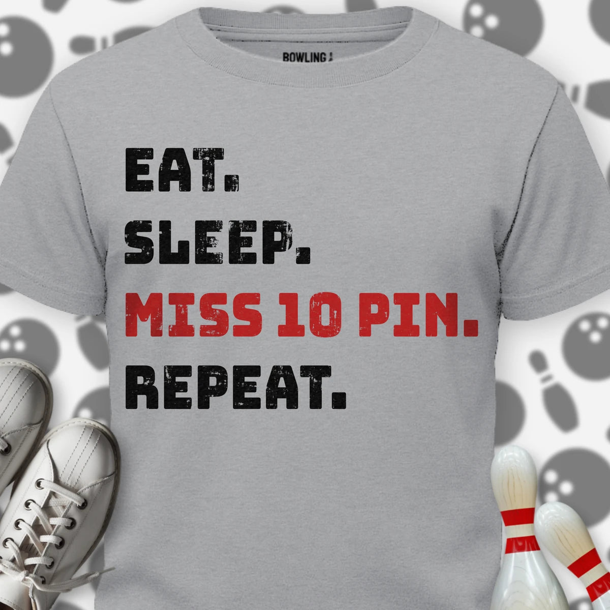 Miss 10 Pin Repeat T-Shirt
