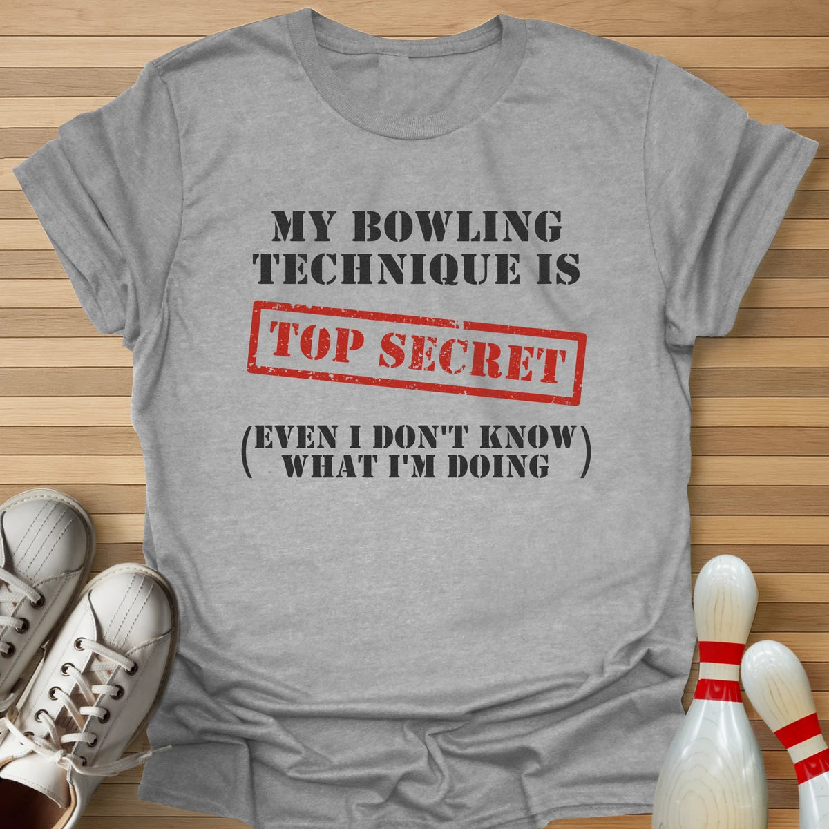 Bowling Technique Top Secret T-Shirt