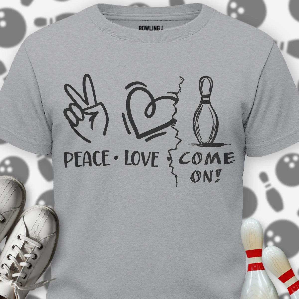 Peace Love COME ON! T-Shirt