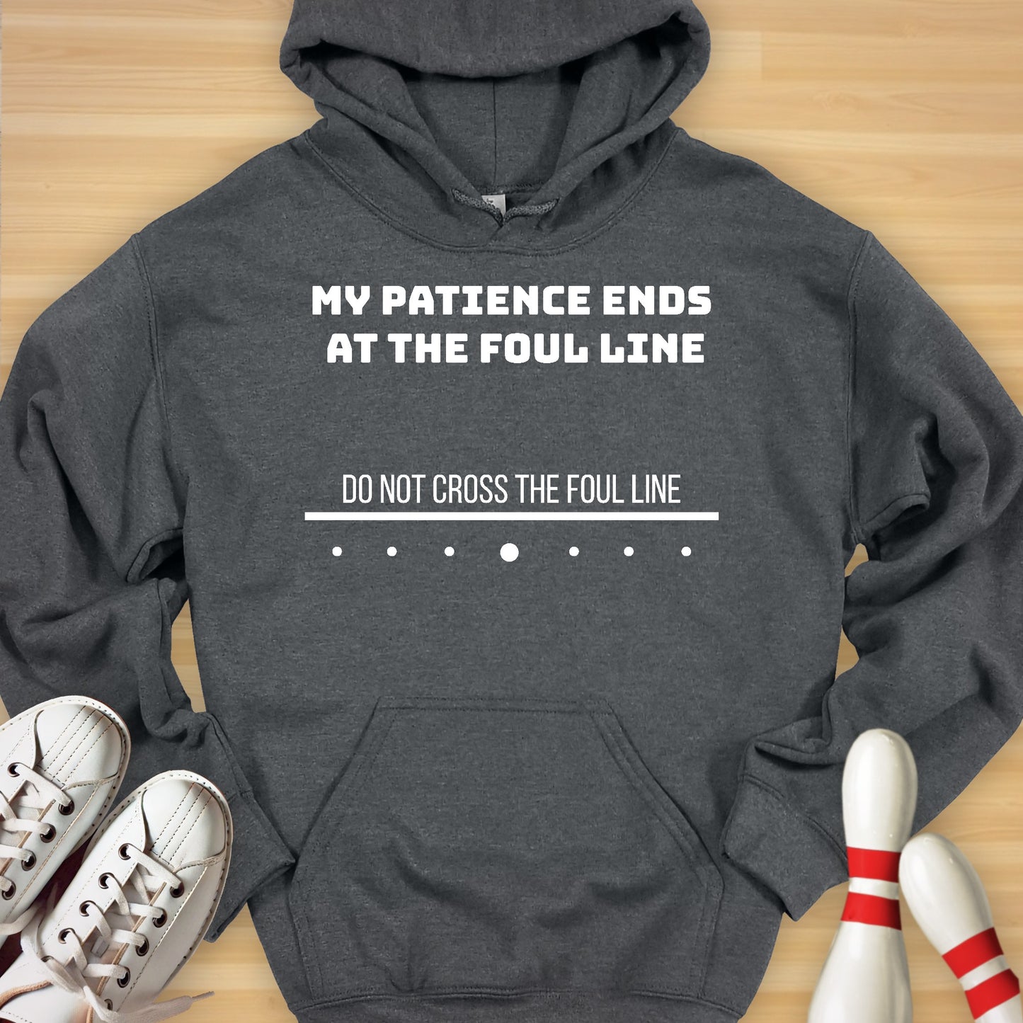 DO NOT CROSS THE FOUL LINE Hoodie