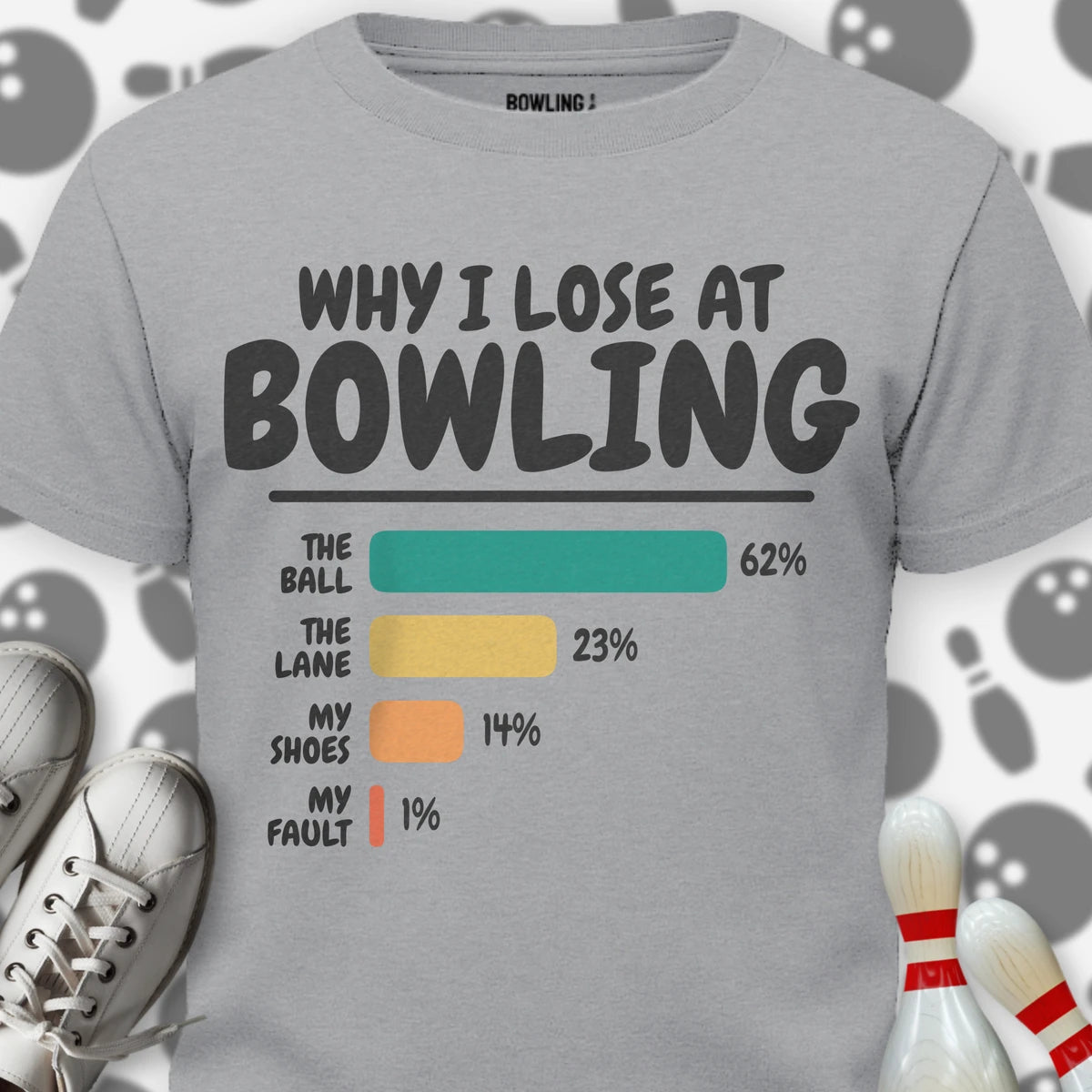Funny Bowling Chart T-Shirt