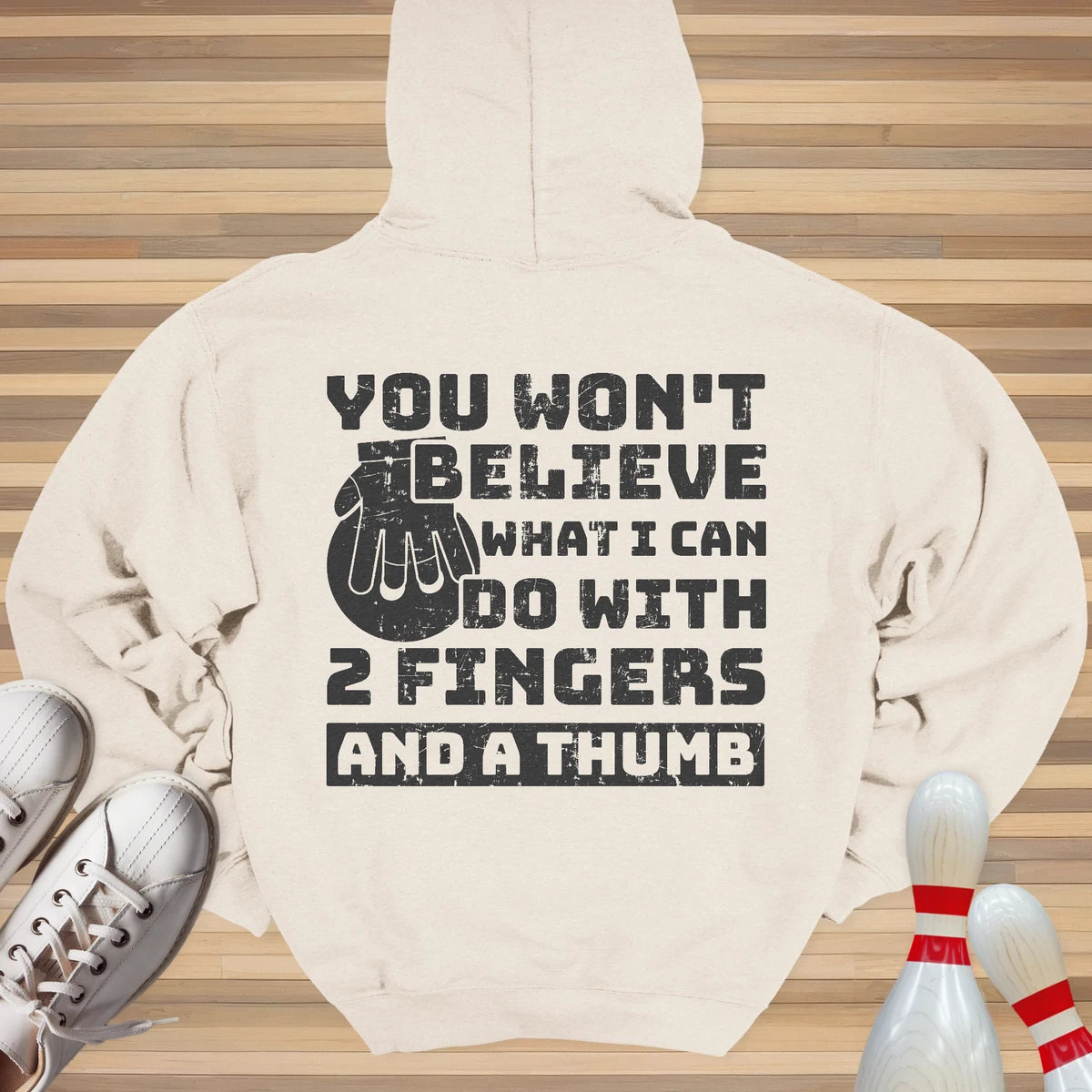 Two Fingers And A Thumb Hoodie