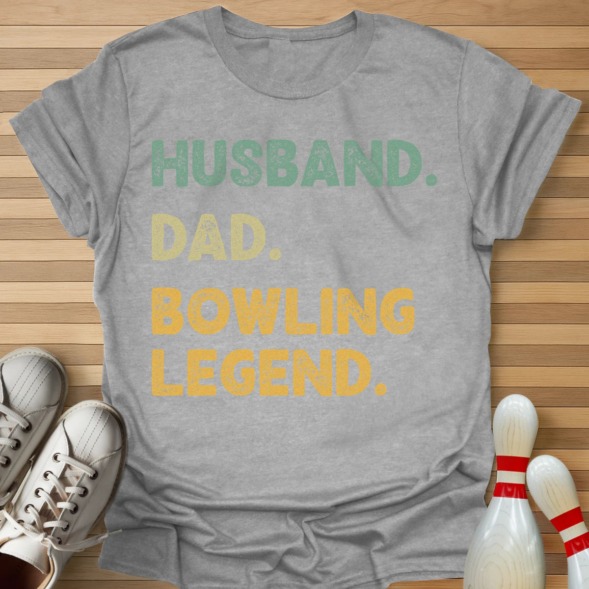 Husband Dad Bowling Legend T-Shirt