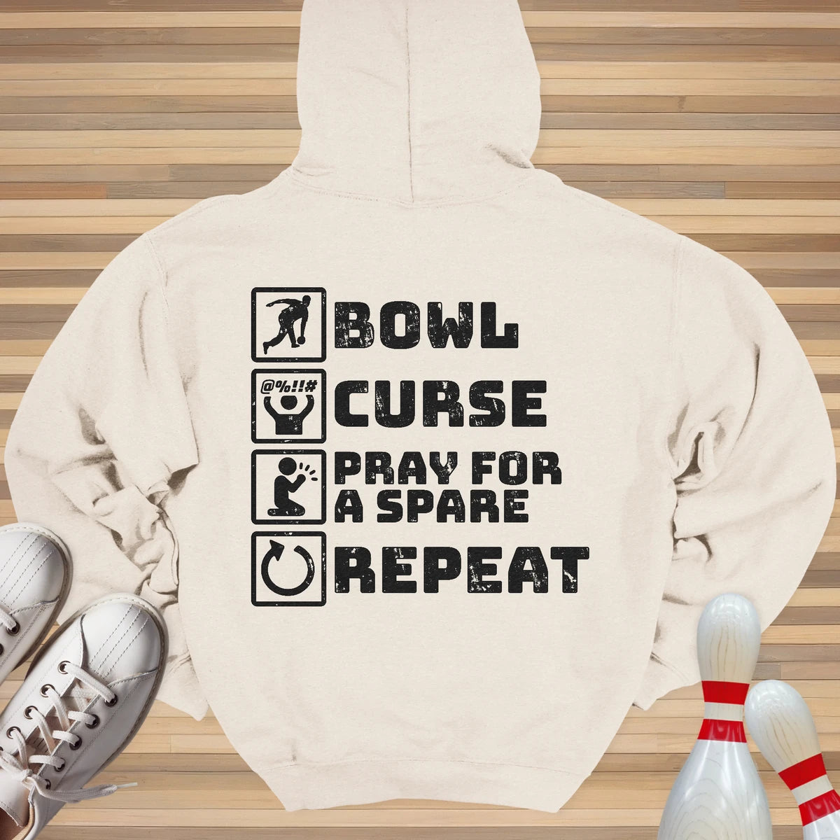 Pray For Spare Repeat Hoodie