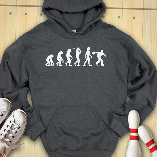 Evolution Of Bowling Hooded Sweatshirt