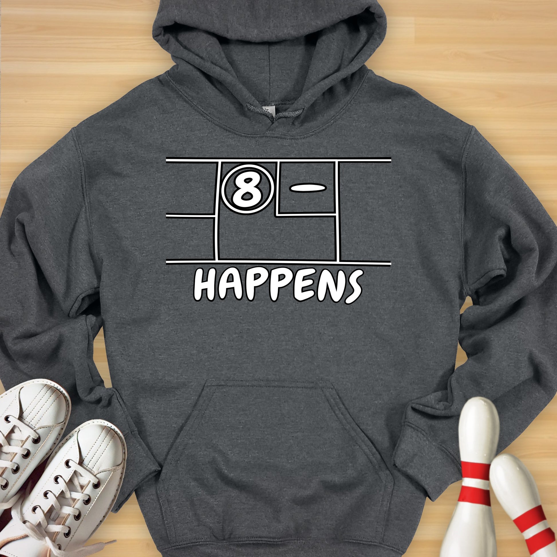 Split Happens Cartoon Hoodie