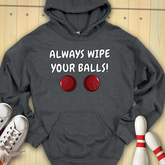 Always Wipe Cartoon Hooded Sweatshirt