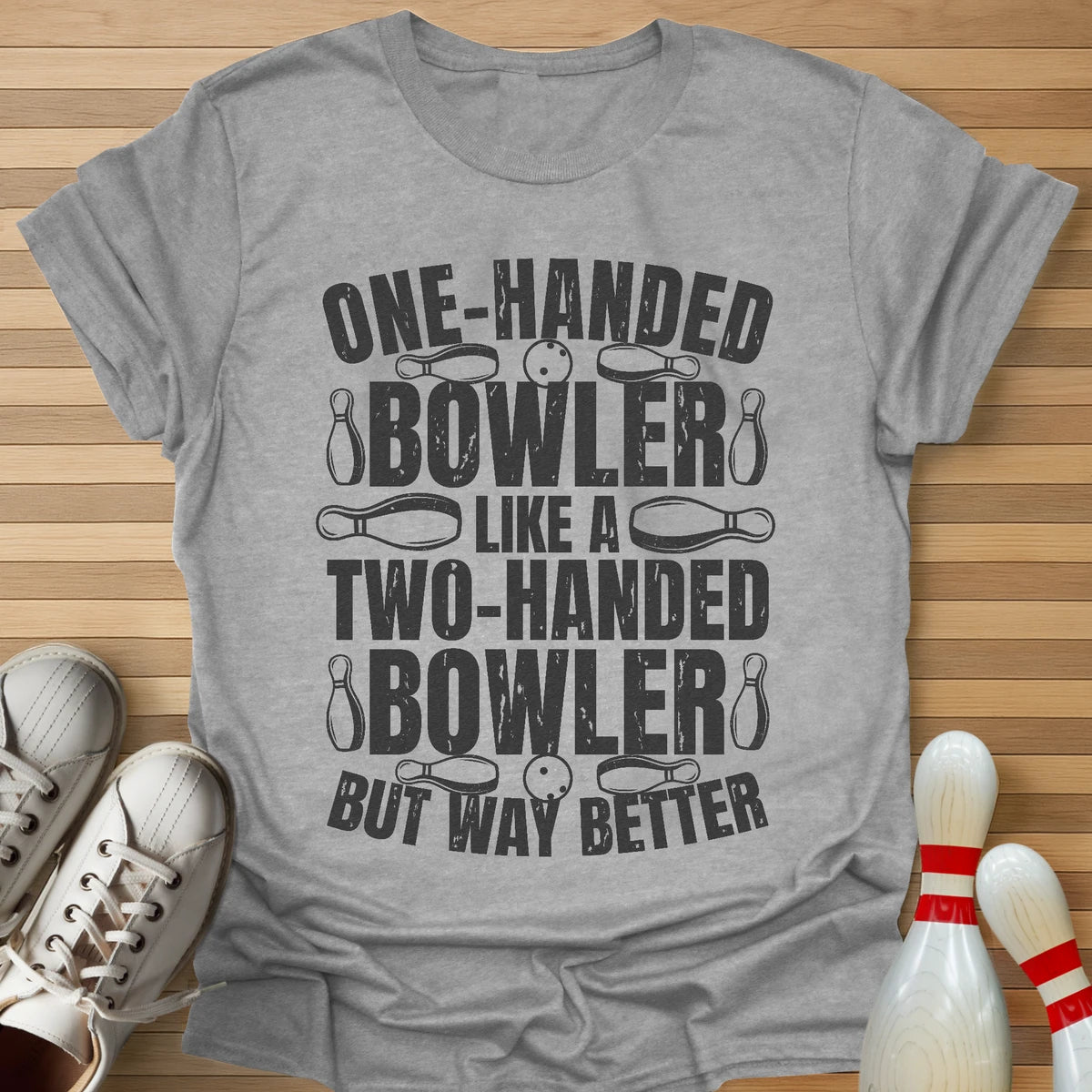 One Handed Bowler T-Shirt