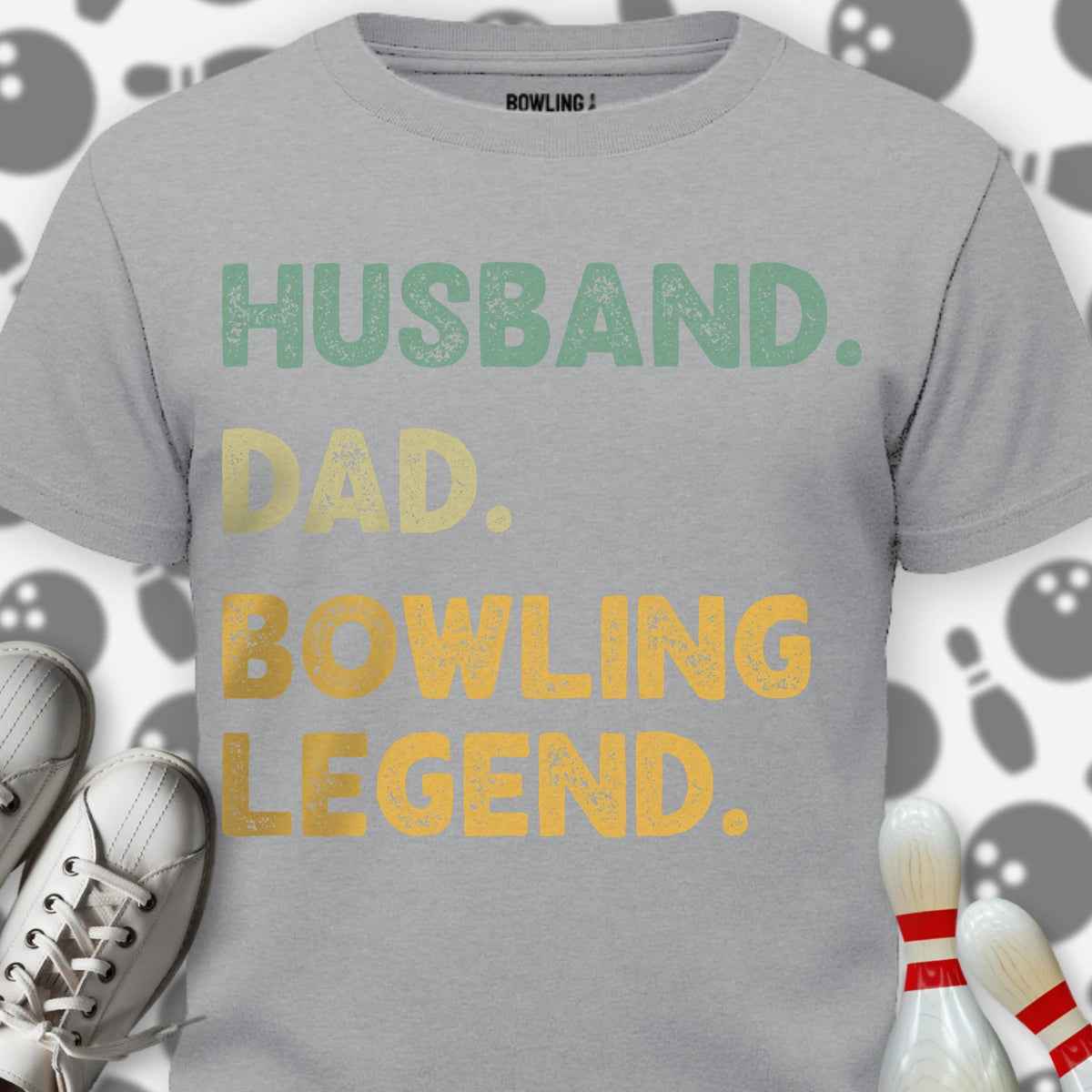 Husband Dad Bowling Legend T-Shirt