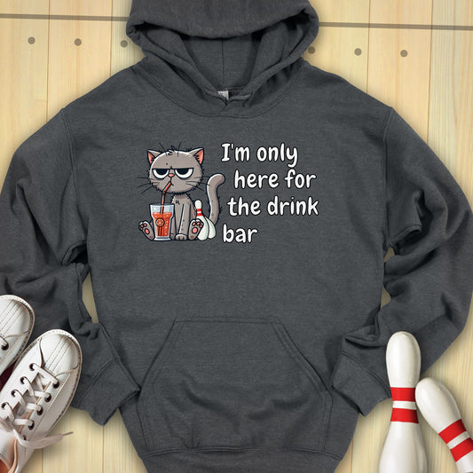 Drink Bar Cat Hooded Sweatshirt