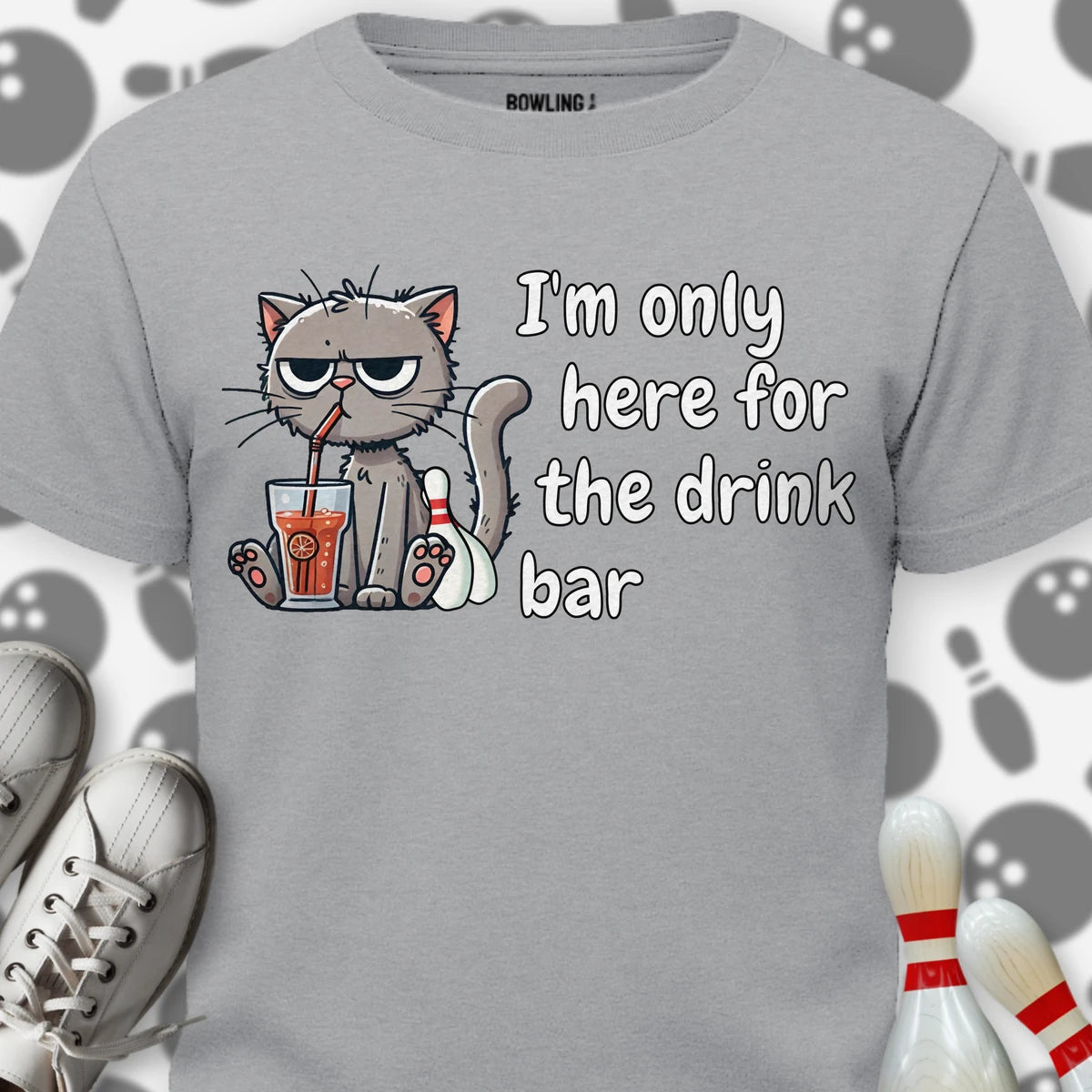Drink Bar Cat T-Shirt