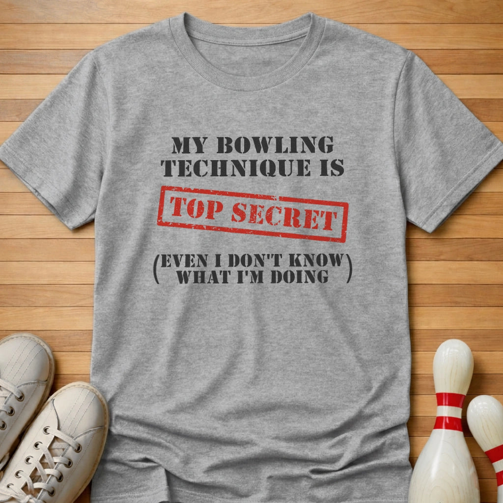 Bowling Technique Top Secret T-Shirt