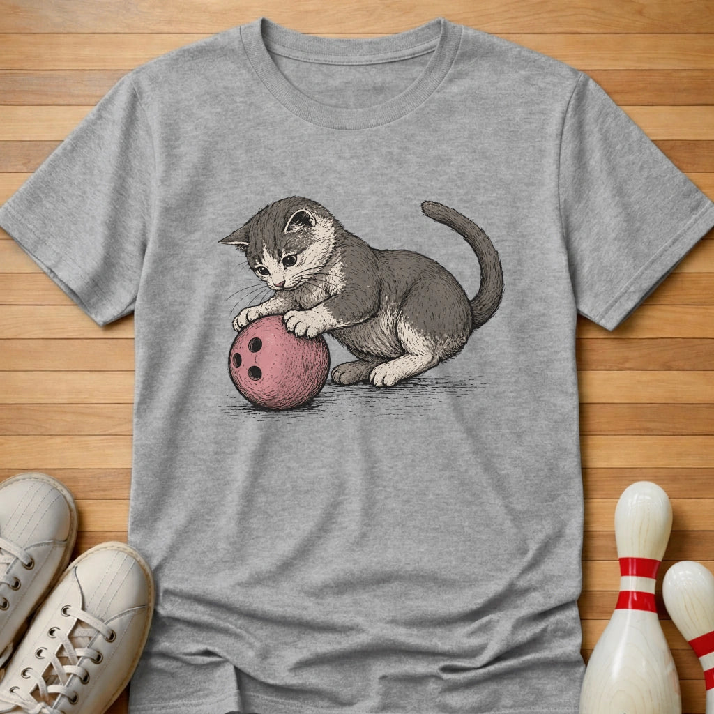 Bowling Cat T-Shirt