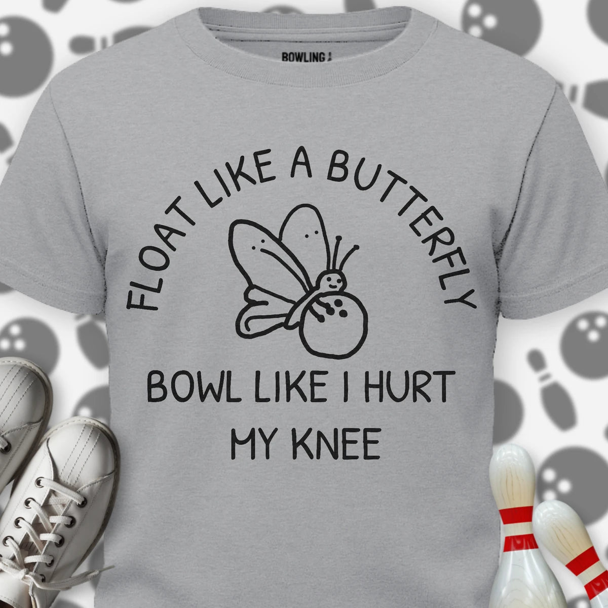 Like I Hurt My Knee Cartoon T-Shirt