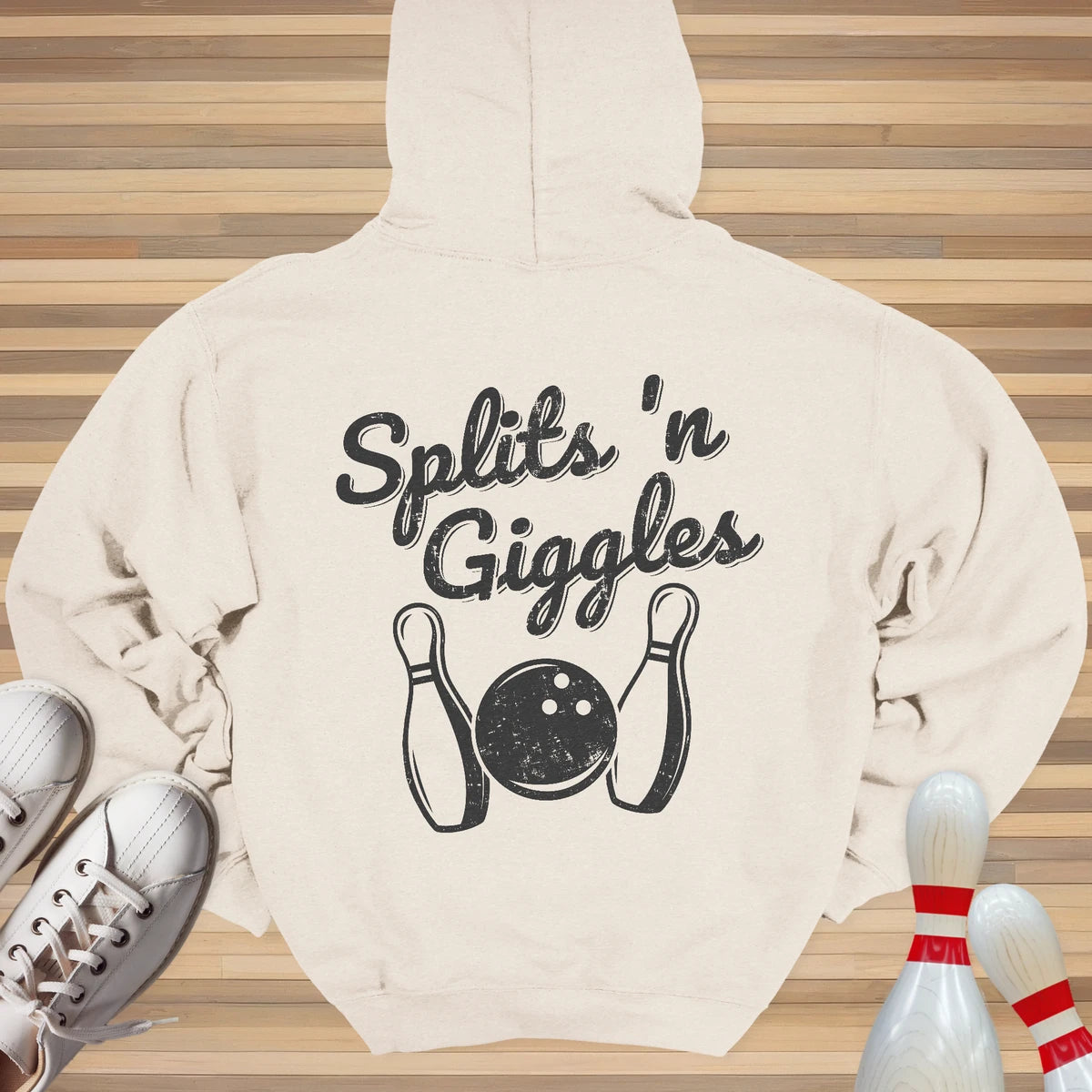Splits Giggles Retro Hoodie