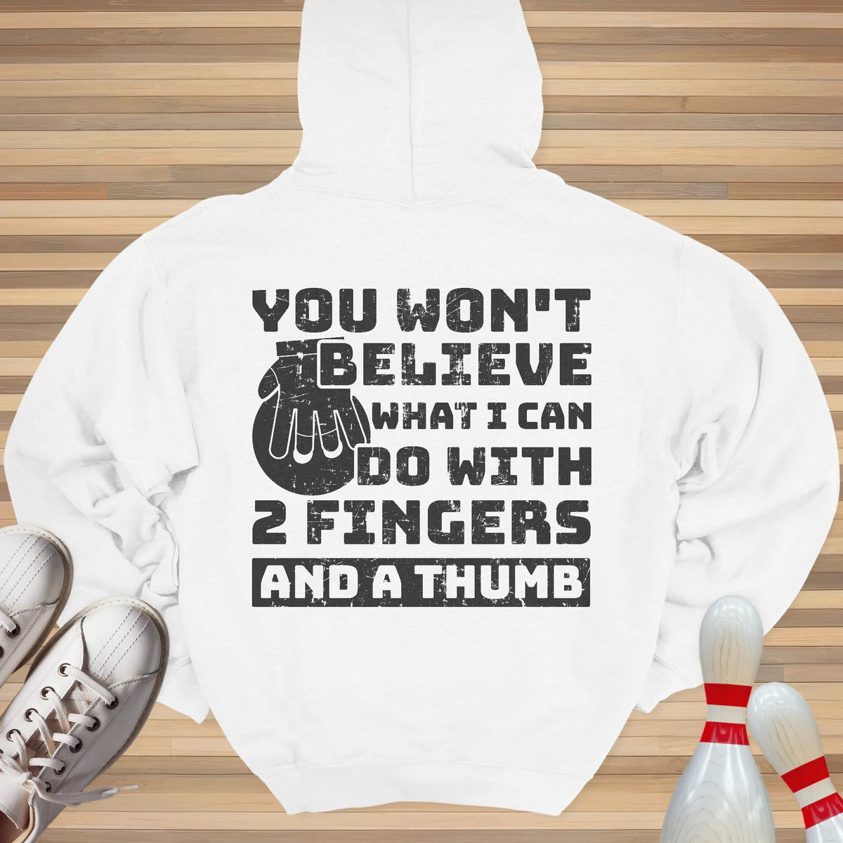Two Fingers And A Thumb Hoodie