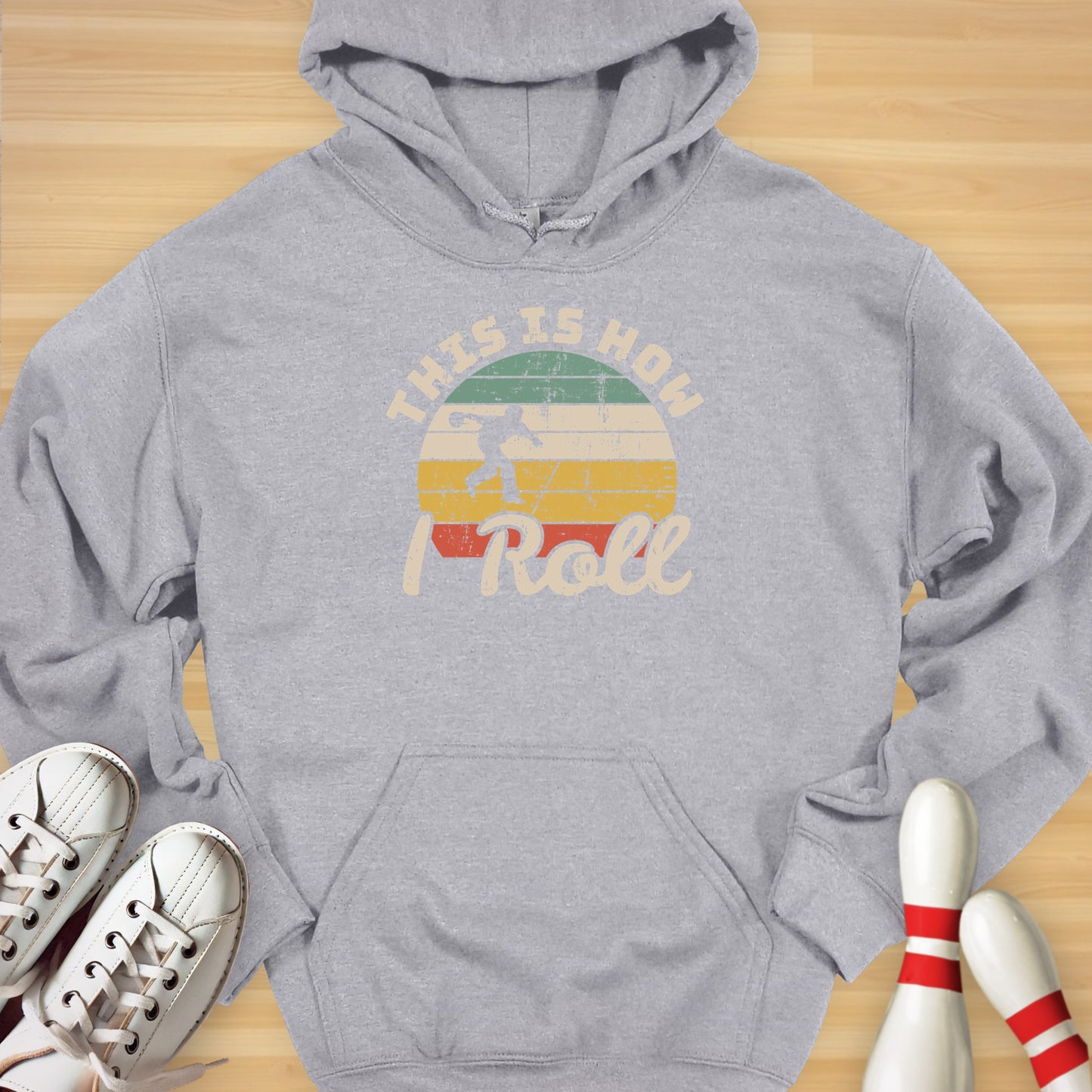 How I Roll Retro Sunrise Hoodie