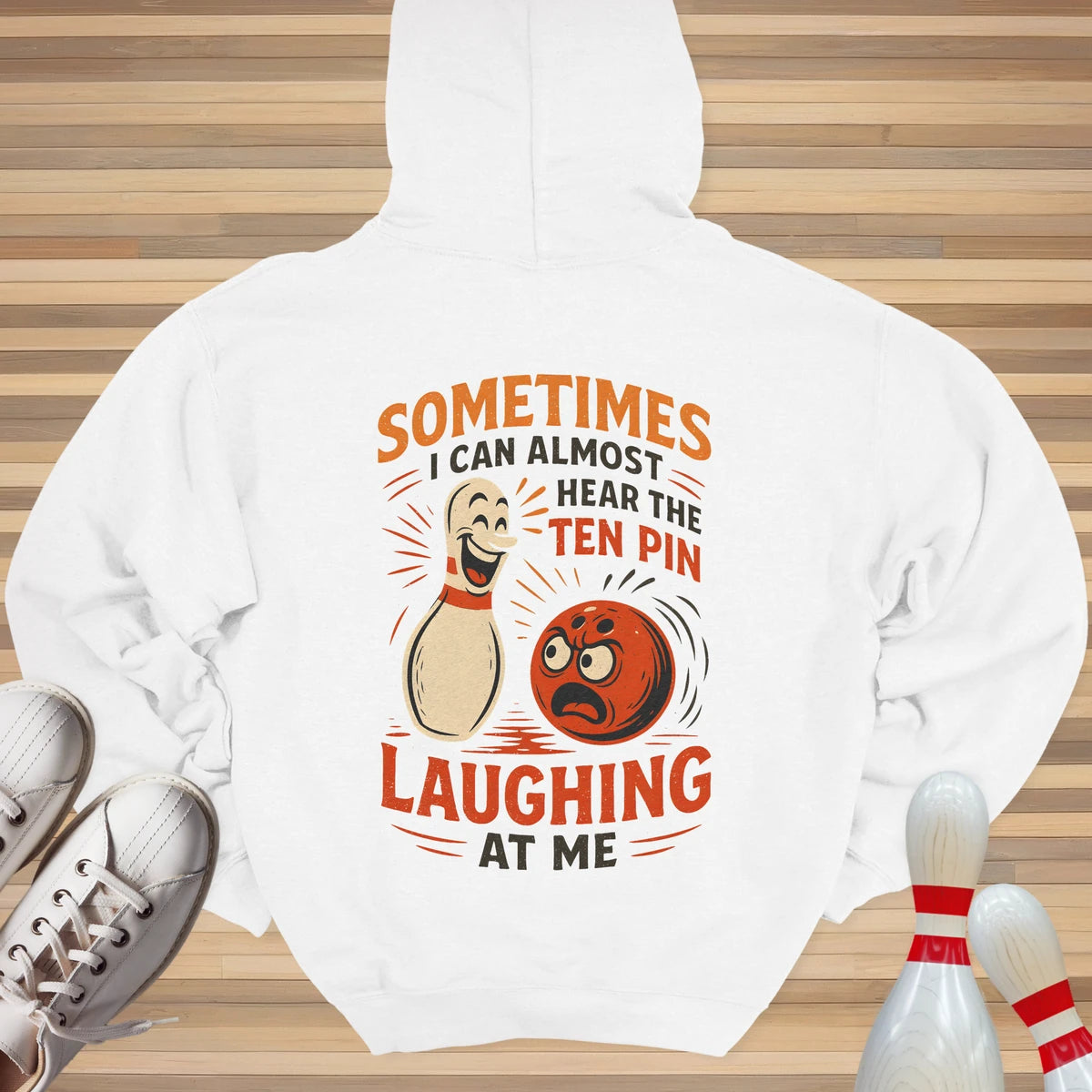 Laughing At Me Retro Hoodie