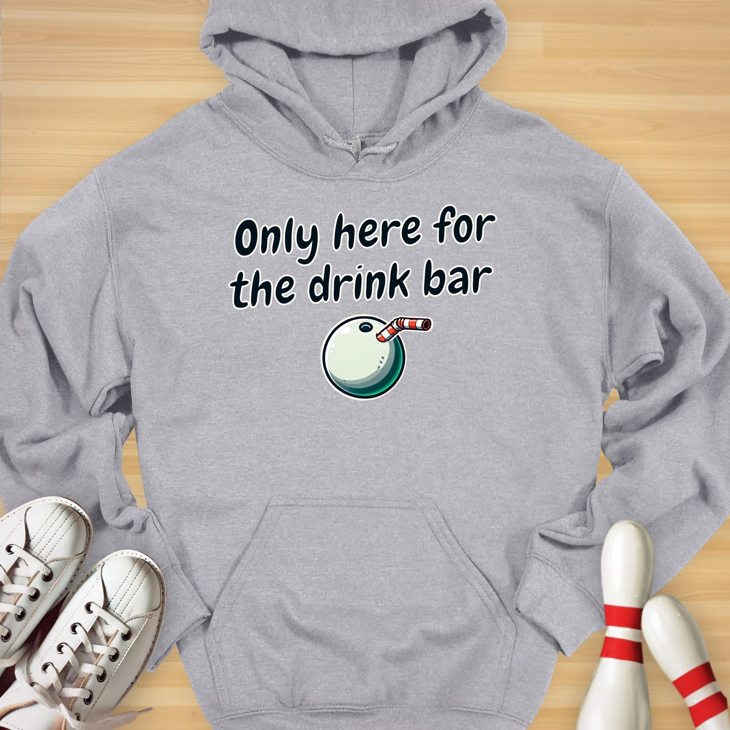 Only Here For The Drink Bar Hoodie