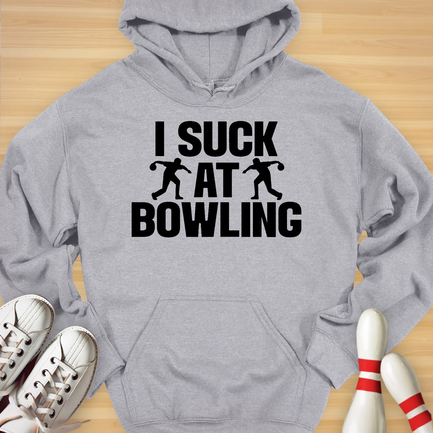 I Suck At Bowling Hoodie
