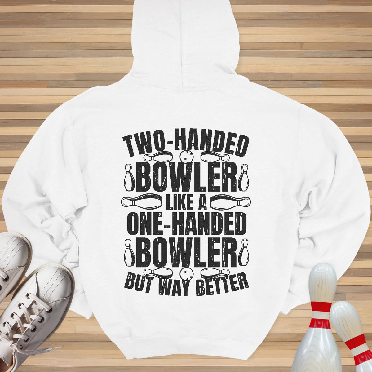 Two Handed Bowler Hoodie