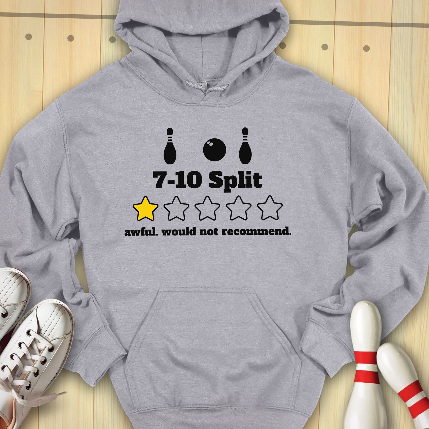 7-10 Split 1 Star Review Hooded Sweatshirt