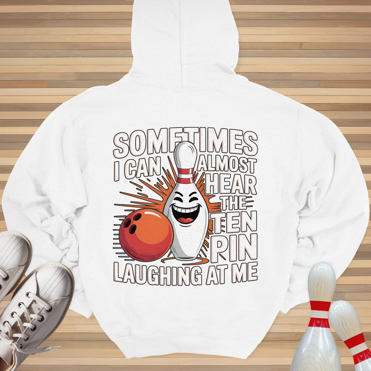 Evil Ten Pin Laughing Hoodie