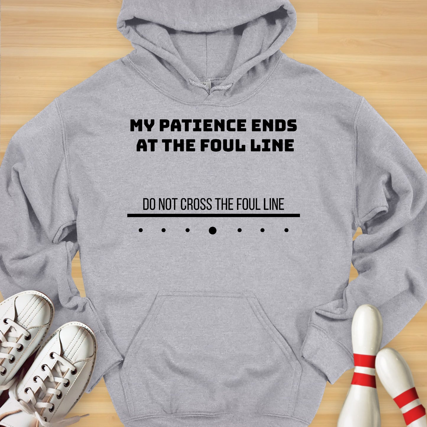 DO NOT CROSS THE FOUL LINE Hoodie