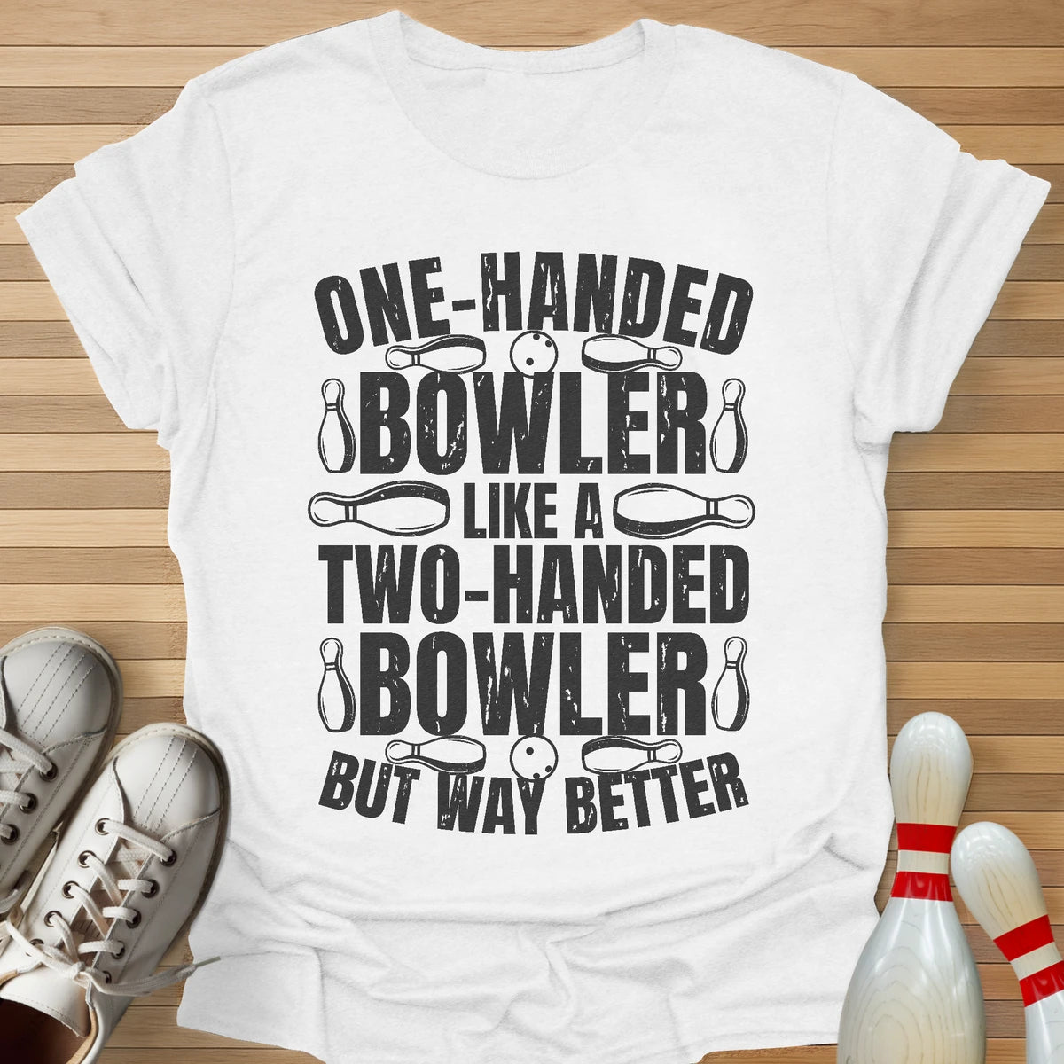One Handed Bowler T-Shirt