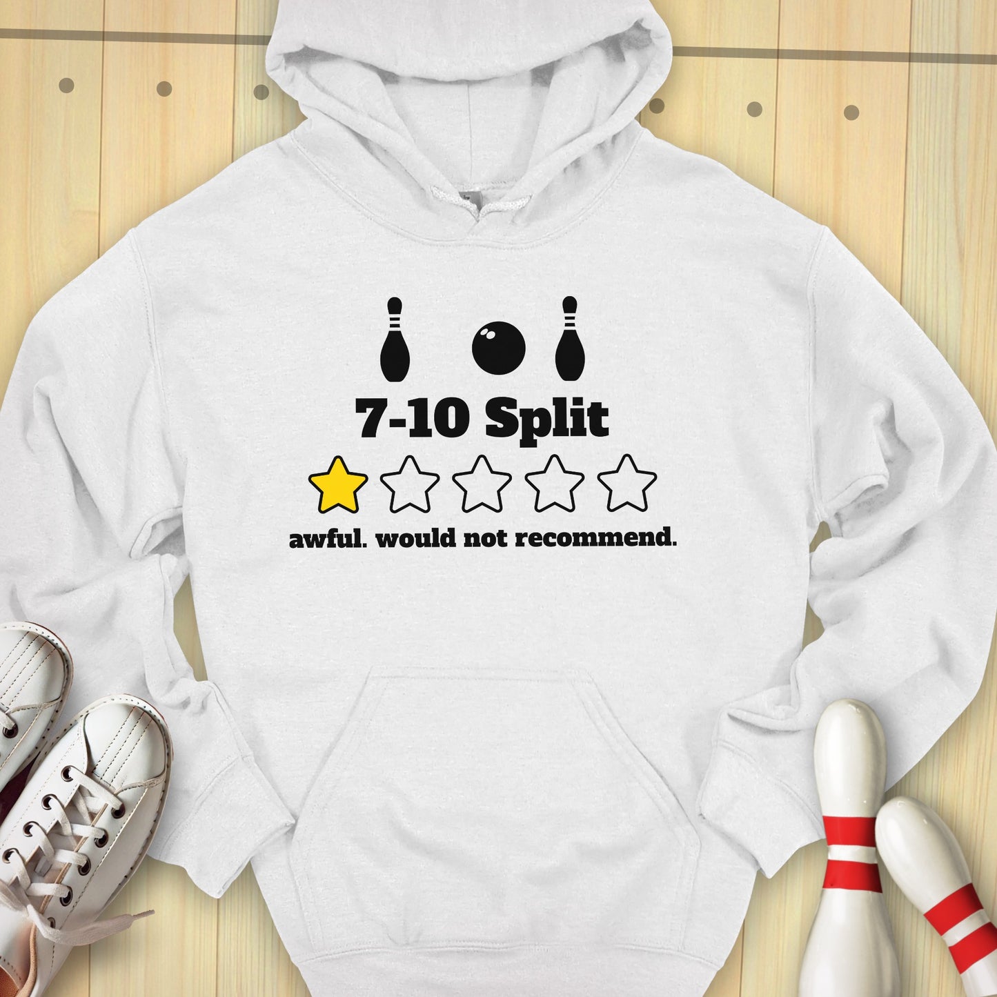 7-10 Split 1 Star Review Hooded Sweatshirt