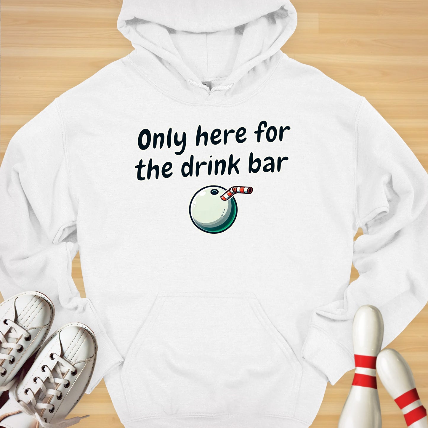 Only Here For The Drink Bar Hoodie