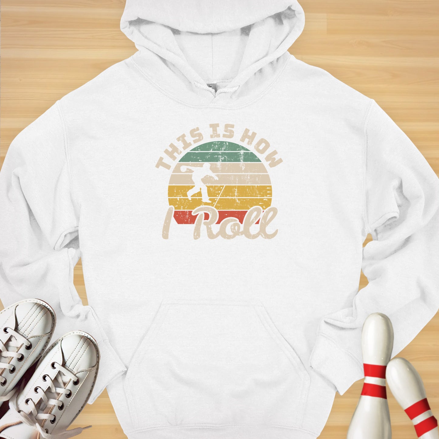How I Roll Retro Sunrise Hoodie