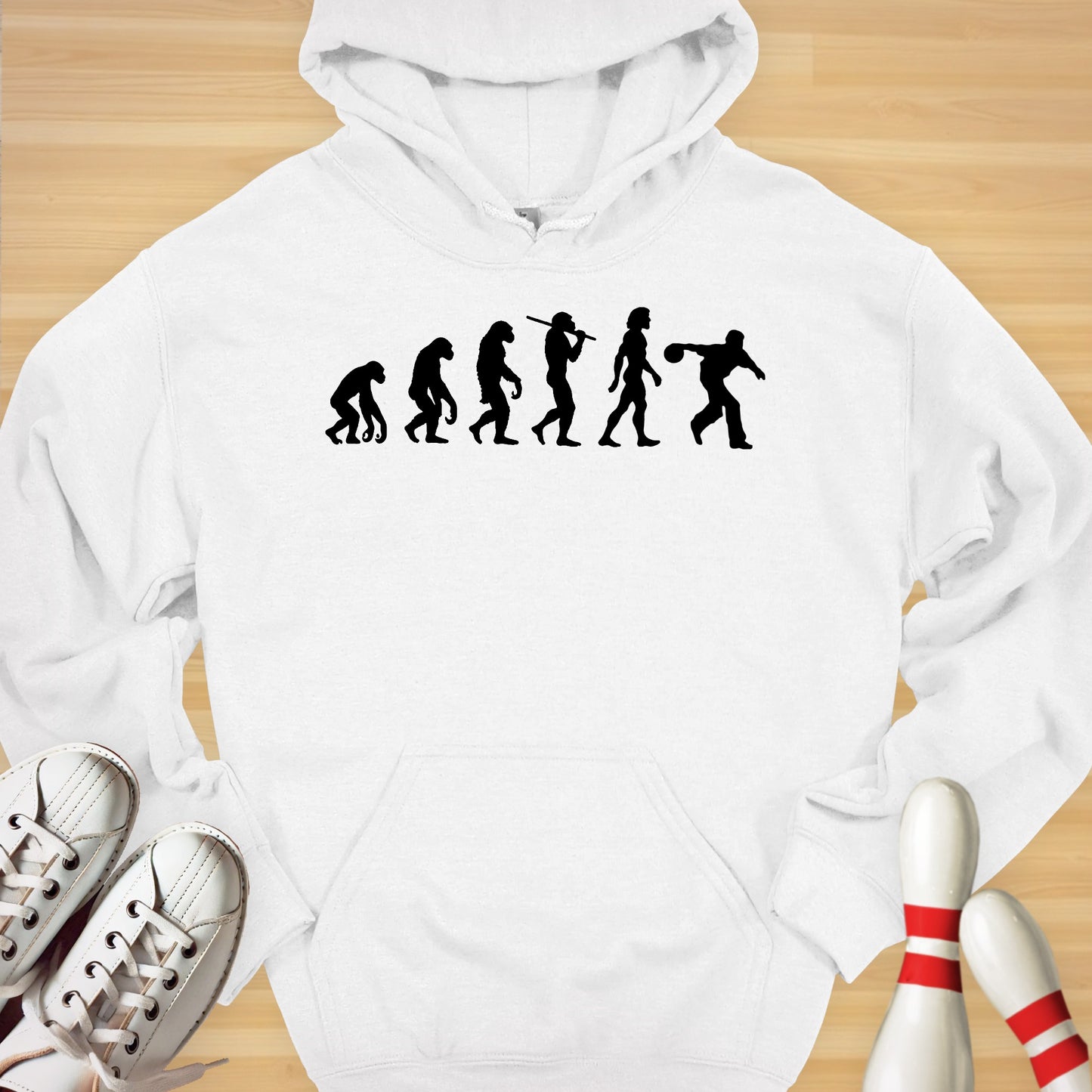 Evolution Of Bowling Hoodie
