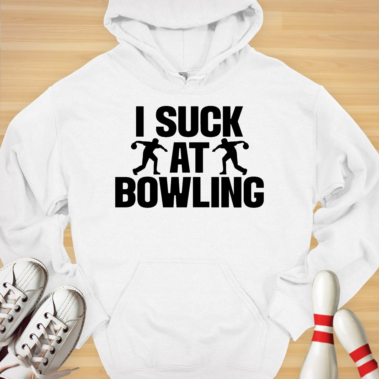 I Suck At Bowling Hoodie