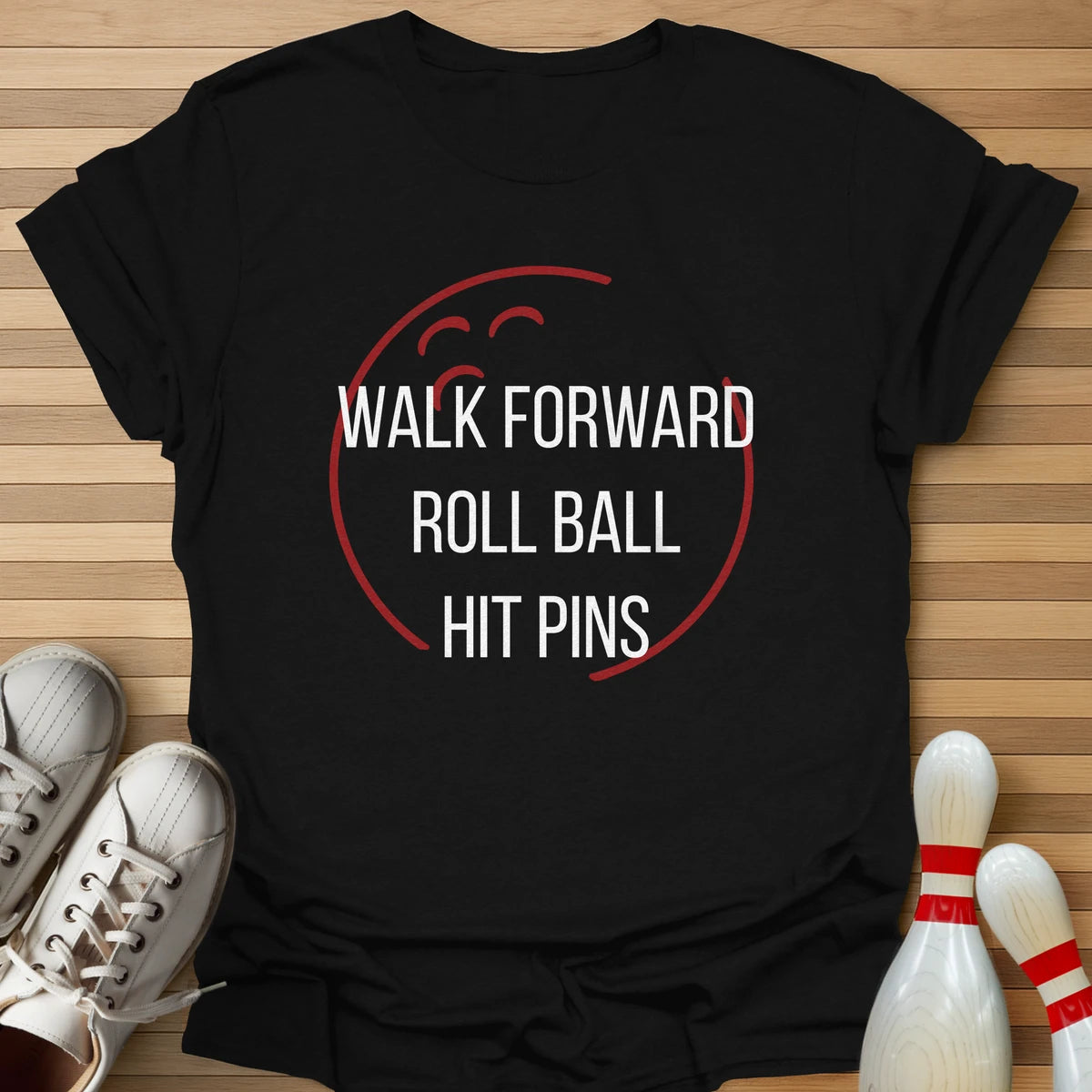 Roll Ball Hit Pins T-Shirt